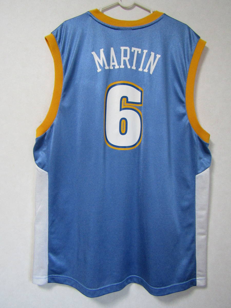 美品 NBA NUGGETS ケニオン・マーティン MARTIN #6 デンバー・ナゲッツ reebok　リーボック製 ユニフォーム 当時物 バスケ タンクトップ