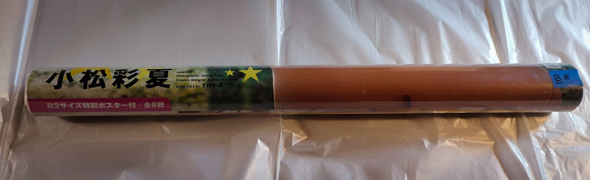 100%品質 送料無料即決!小松彩夏 2007年 カレンダー B2サイズ 8枚綴り。新品未開封。美品。ハゴロモ TRY-X 芸能人、タレント