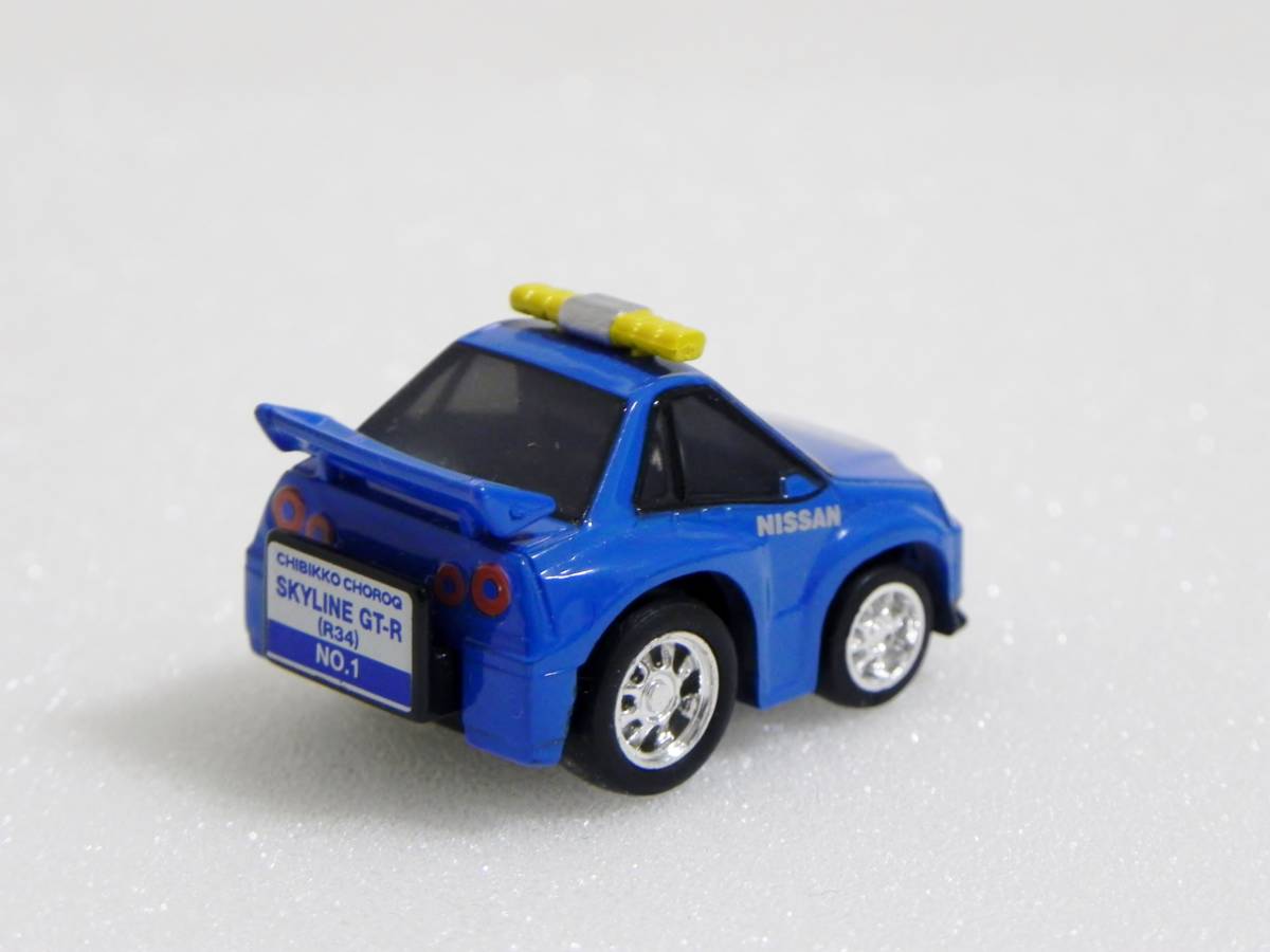 ちびっこチョロＱ 日産 スカイライン GT-R (R34) ペースカー ブルー_画像2