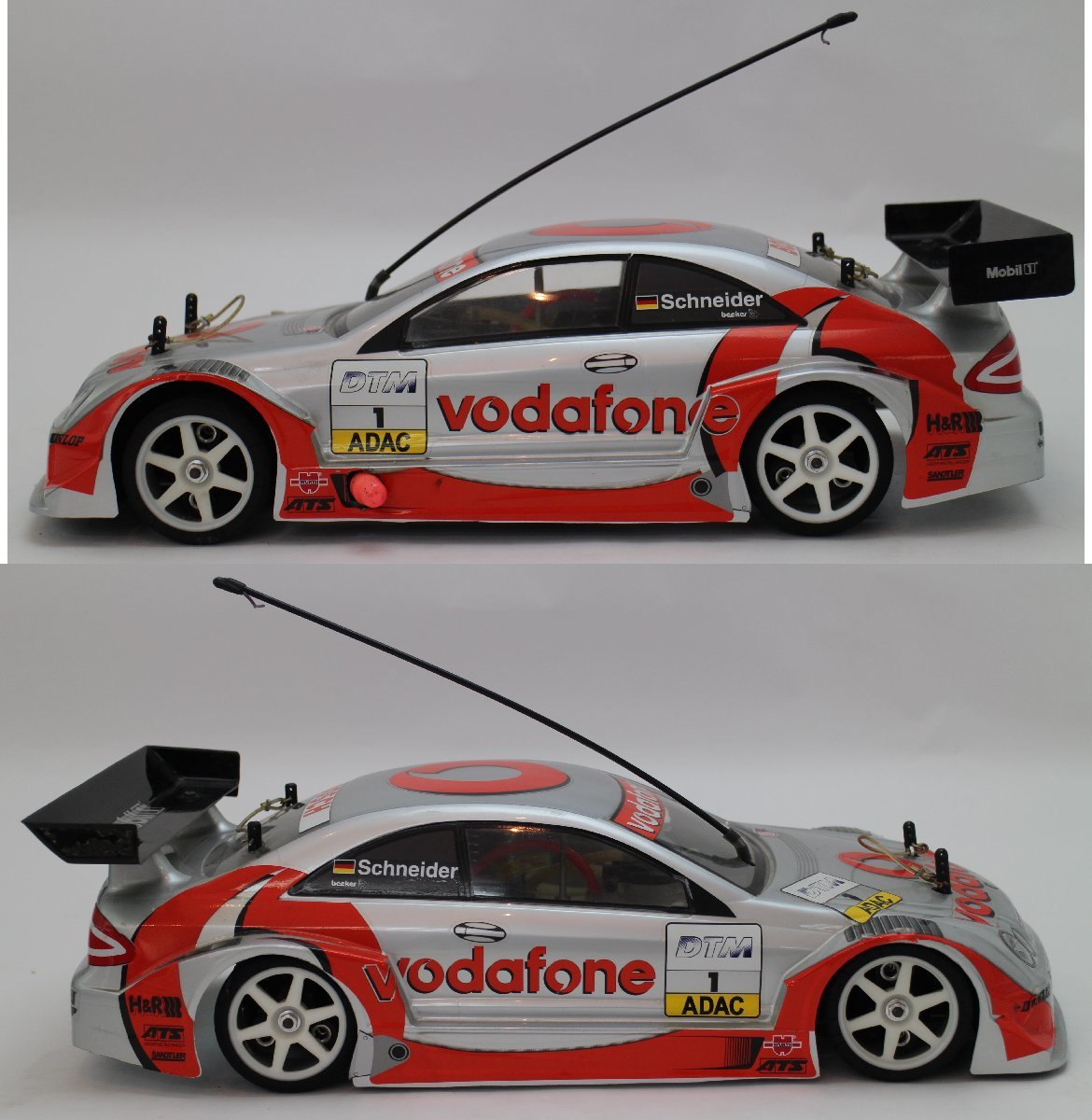 絶版 タミヤ RC 1/10 ボーダフォン・AMGメルセデス DTM 完成ボディ-