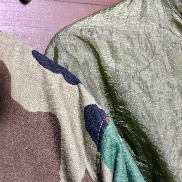 実物沖縄購入 USED 米軍 M-65 フィールドジャケット&ライナーセット 古着ミリタリー US ARMY ウッドランドカモフラUSA製 アメリカ軍 迷彩