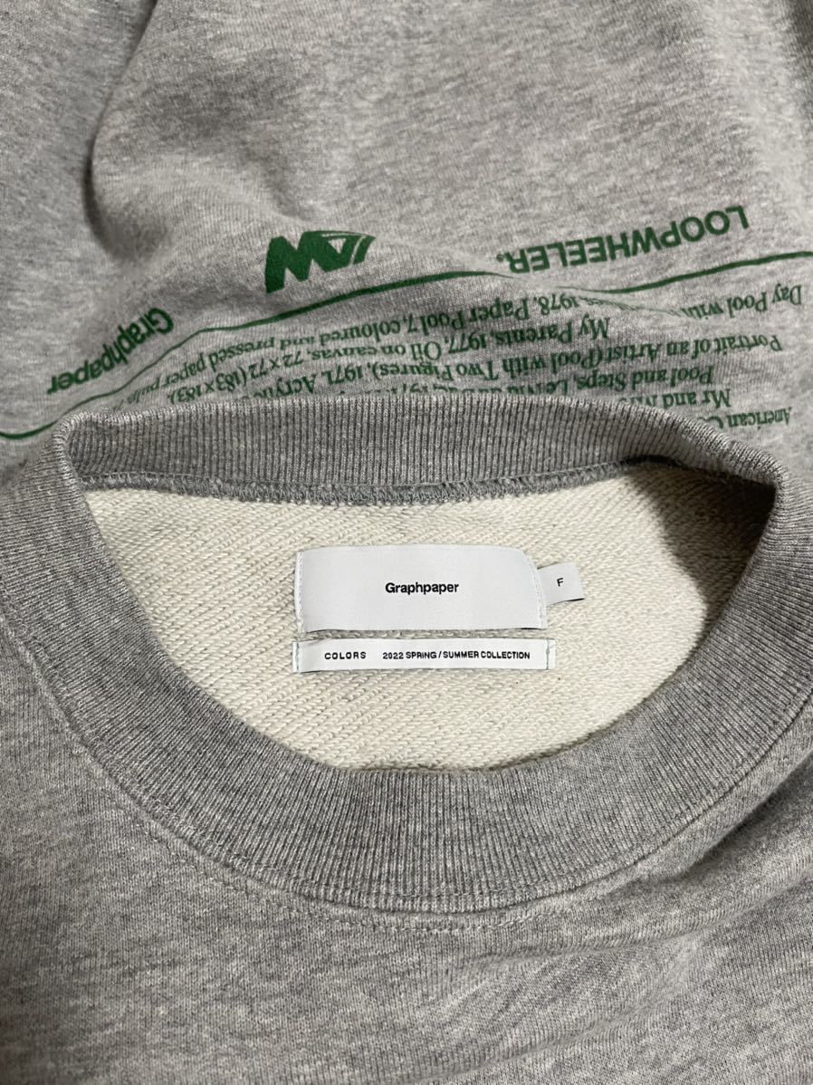 Graphpaper 22SS 直営限定 LOOPWHEELER Classic Crew Neck Sweat Graphpaper 22SS 直営限定 LOOPWHEELER Classic Crew Neck Sweat