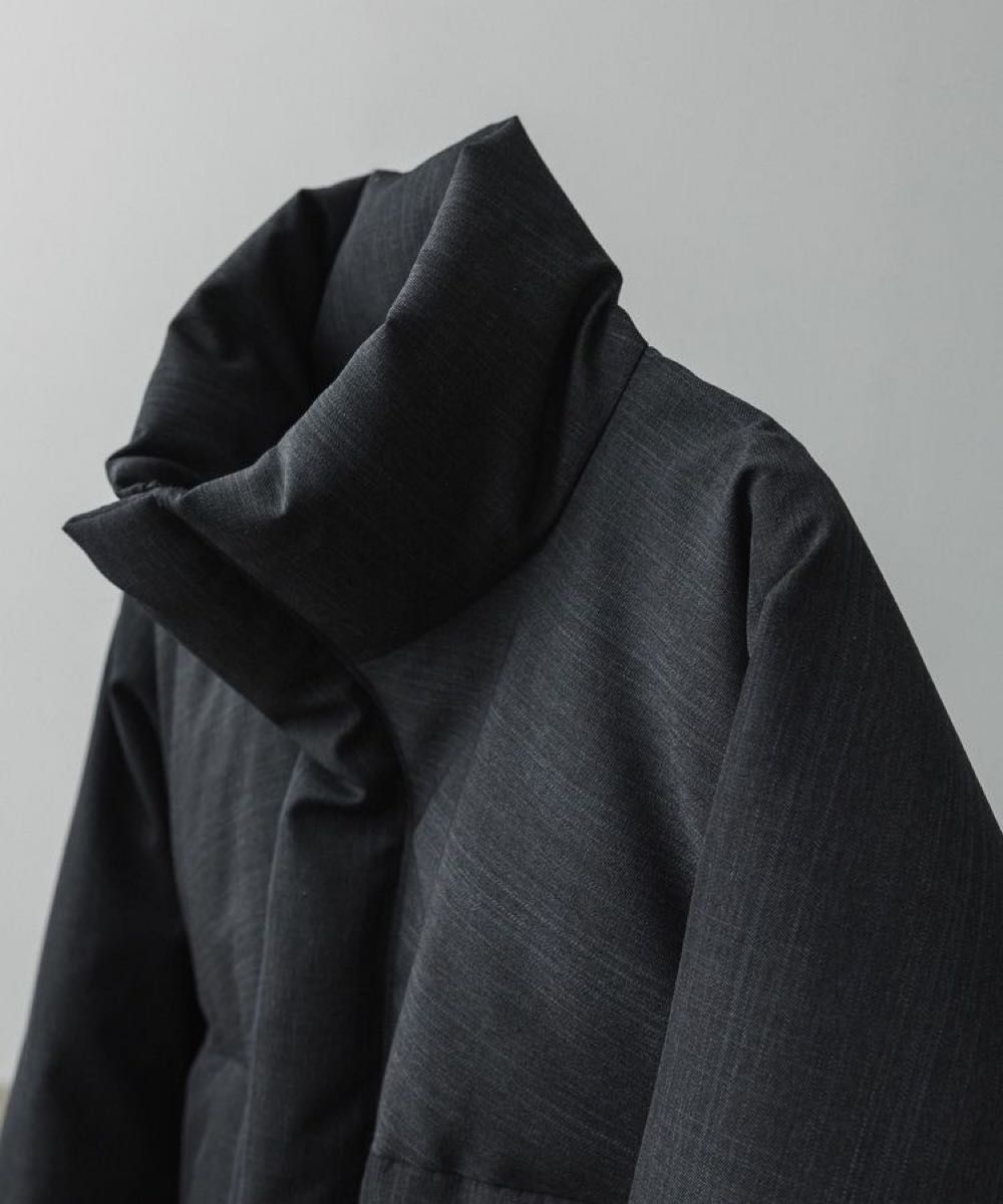 WOOL GABA IRREGULAR SLEEVE LOOSE PUFFER | centroclinicoaveiro.pt
