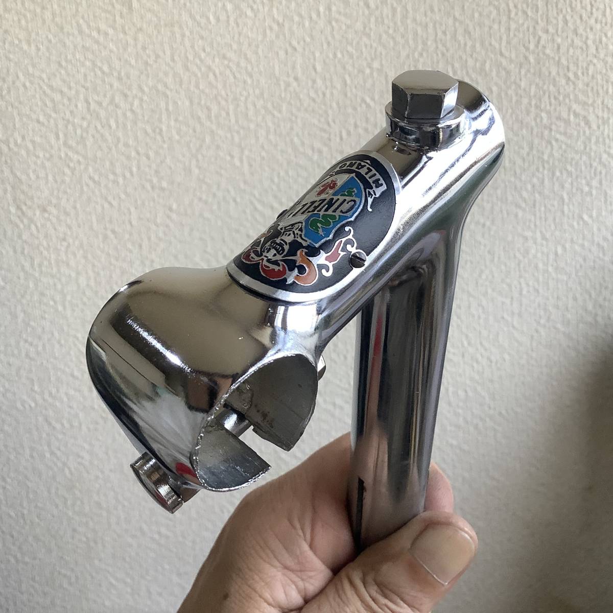 レア バッチ付 CINELLI Mod II チネリ・鉄ロードステム 100