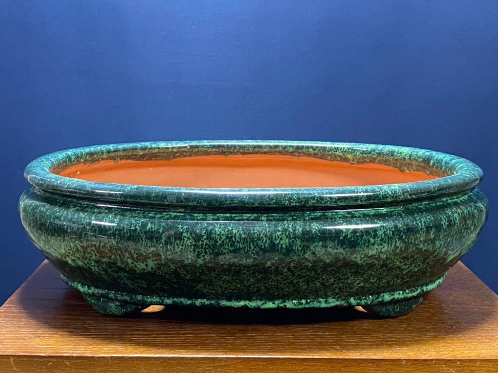 ヤフオク! - 盆栽鉢・秀峰・楕円鉢