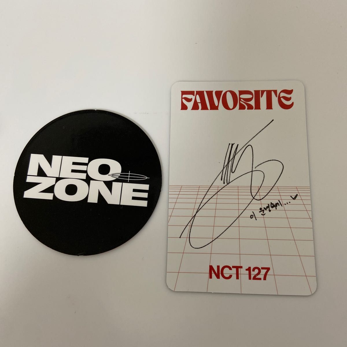 nct NCT127 Favorite NEO ZONE ジェヒョン トレカ サクカ 2枚セット