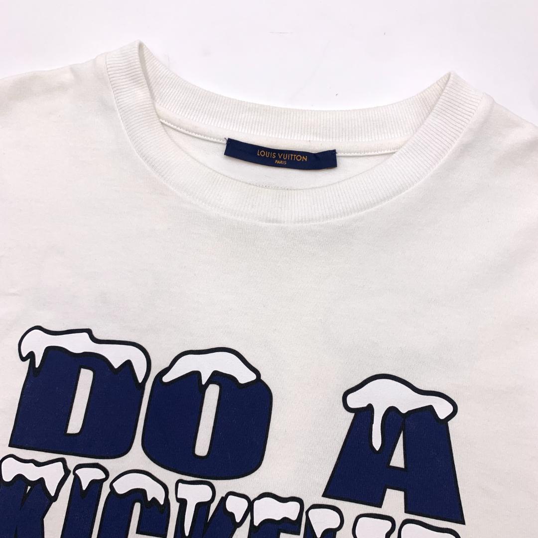2022SS LOUIS VUITTON DO A KICKFLIP ルイヴィトン インサイドアウト グラフィックロゴ Tシャツ size L RM221 NPL HMY98W_画像5