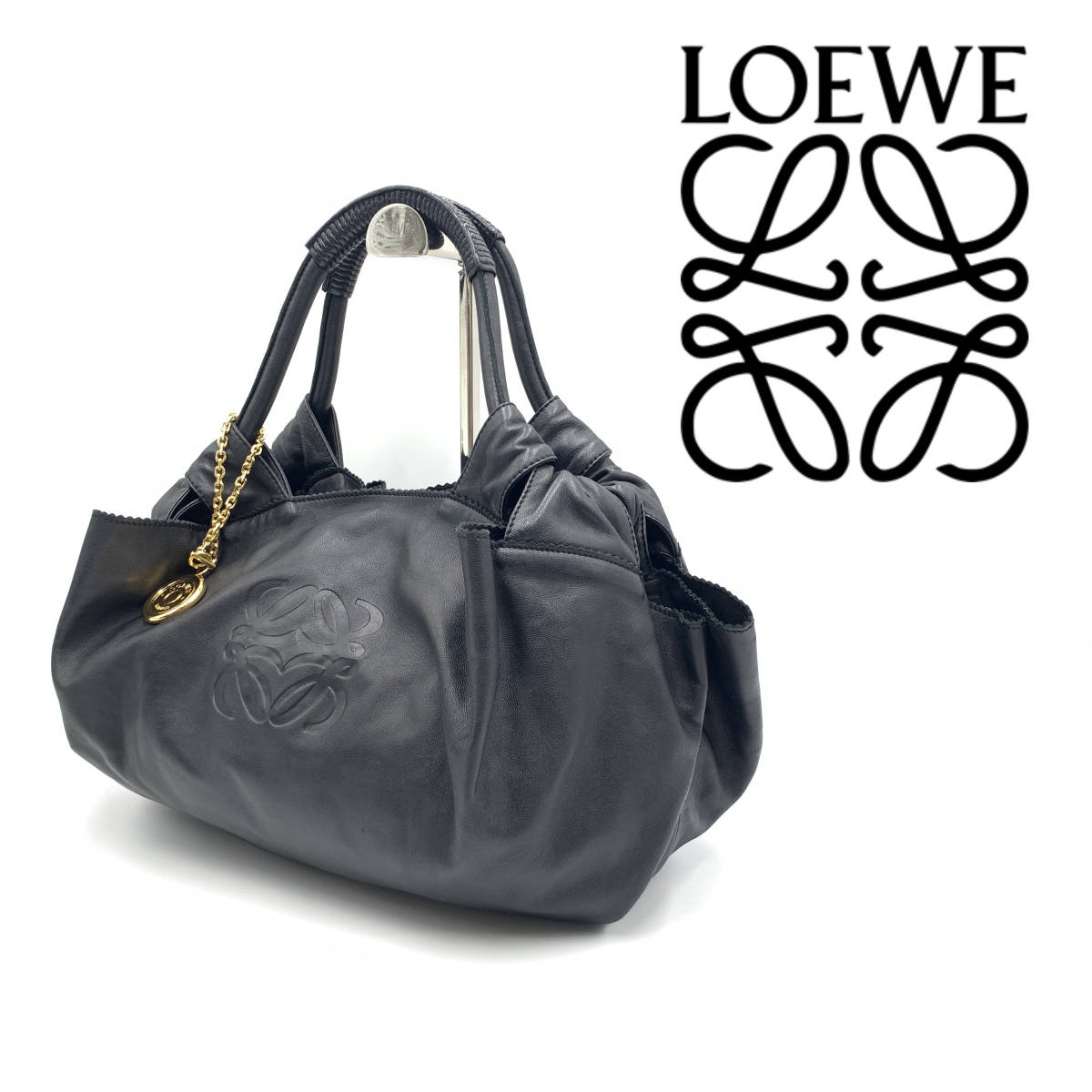 LOEWE ロエベ アナグラム シープスキン ナッパレザー ナッパアイレ