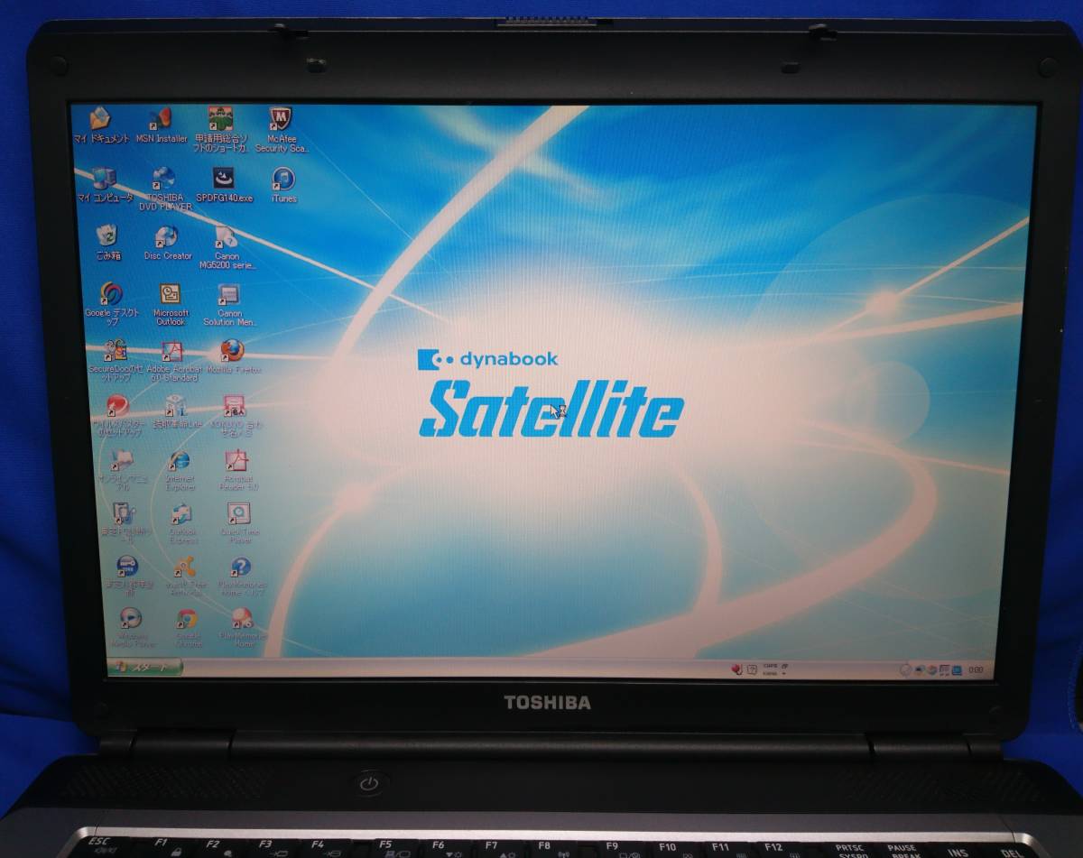 TOSHIBA dynabook Satellite T41 226E/5W PST412BEWZR1U C2D(Core2 Duo) P8400 Vista ジャンク_画像3