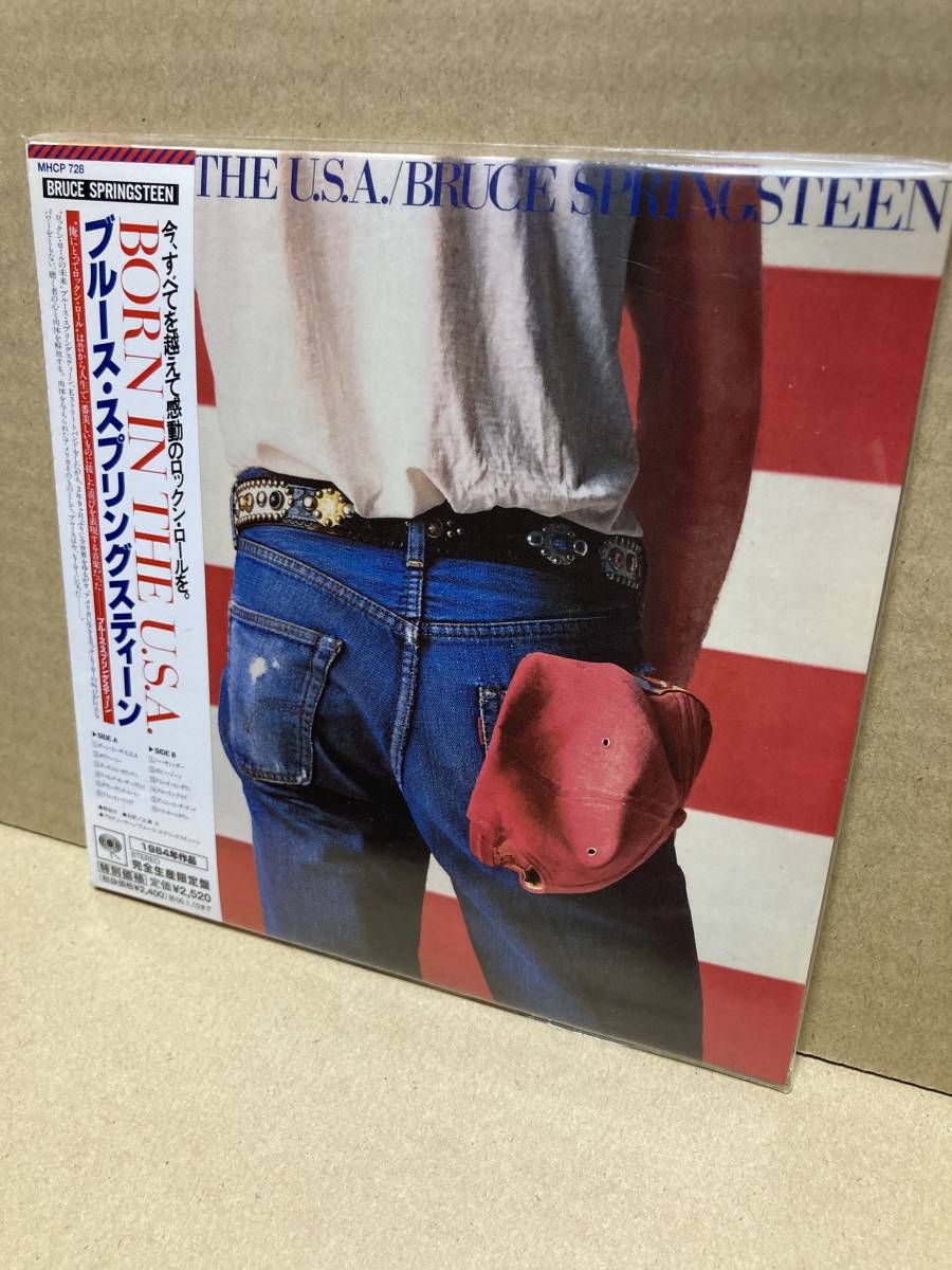 PROMO！美盤CD帯付！ブルース・スプリングスティーン Bruce Springsteen / Born In The U.S.A. Sony MHCP 728 見本盤 紙ジャケ 2005 JAPAN_画像1