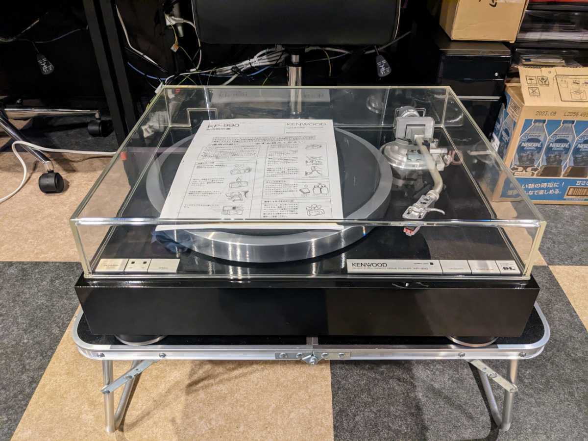 ヤフオク! - 美品 KENWOOD KP-990 レコードプレーヤー 新...
