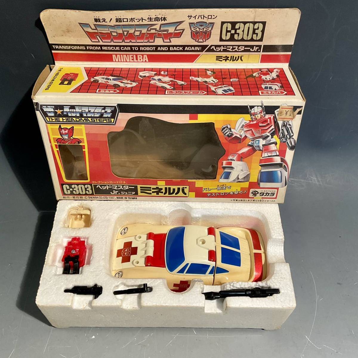 C-303 ヘッドマスターJr ミネルバ トランスフォーマー 当時物 C-303 ヘッドマスターJr ミネルバ 当時物 トランスフォーマー