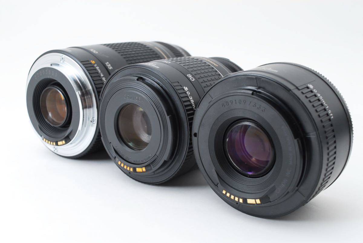 CANON EOS D9000 ボディ 2420万画素 Canon EF28-80㎜1:3.5-5.6 V USM、 Canon EF 75-300mm F4-5.6 II USM、 Canon EF50mm F1.8 II ☆765_画像10