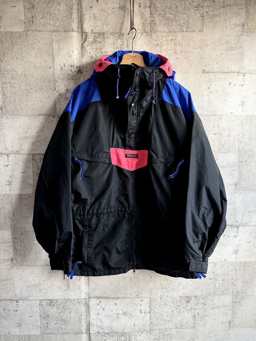 新しいエルメス ☆90s COLUMBIA ビンテージ オールド ナイロン