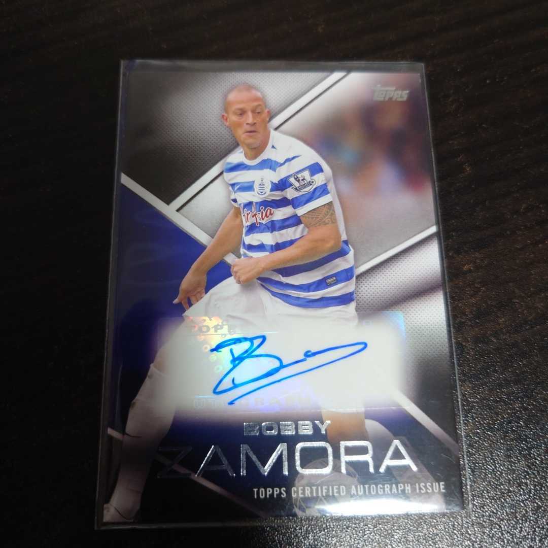 topps premier gold ボビー・ザモラ BOBBY ZAMORA 直筆サインカード_画像1