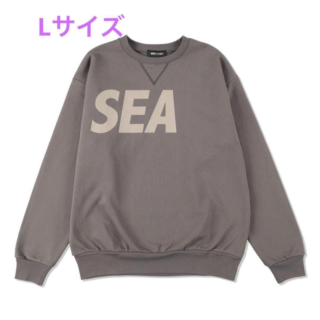 ウィンダンシー クルーネック wind M sea and ネイビー