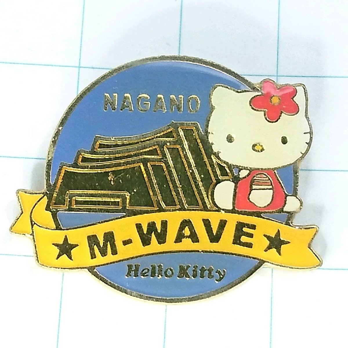 送料無料)サンリオ ハローキティ 名古屋 M-WAVE キャラクター PINS ピンズ ピンバッジ A13480_画像1