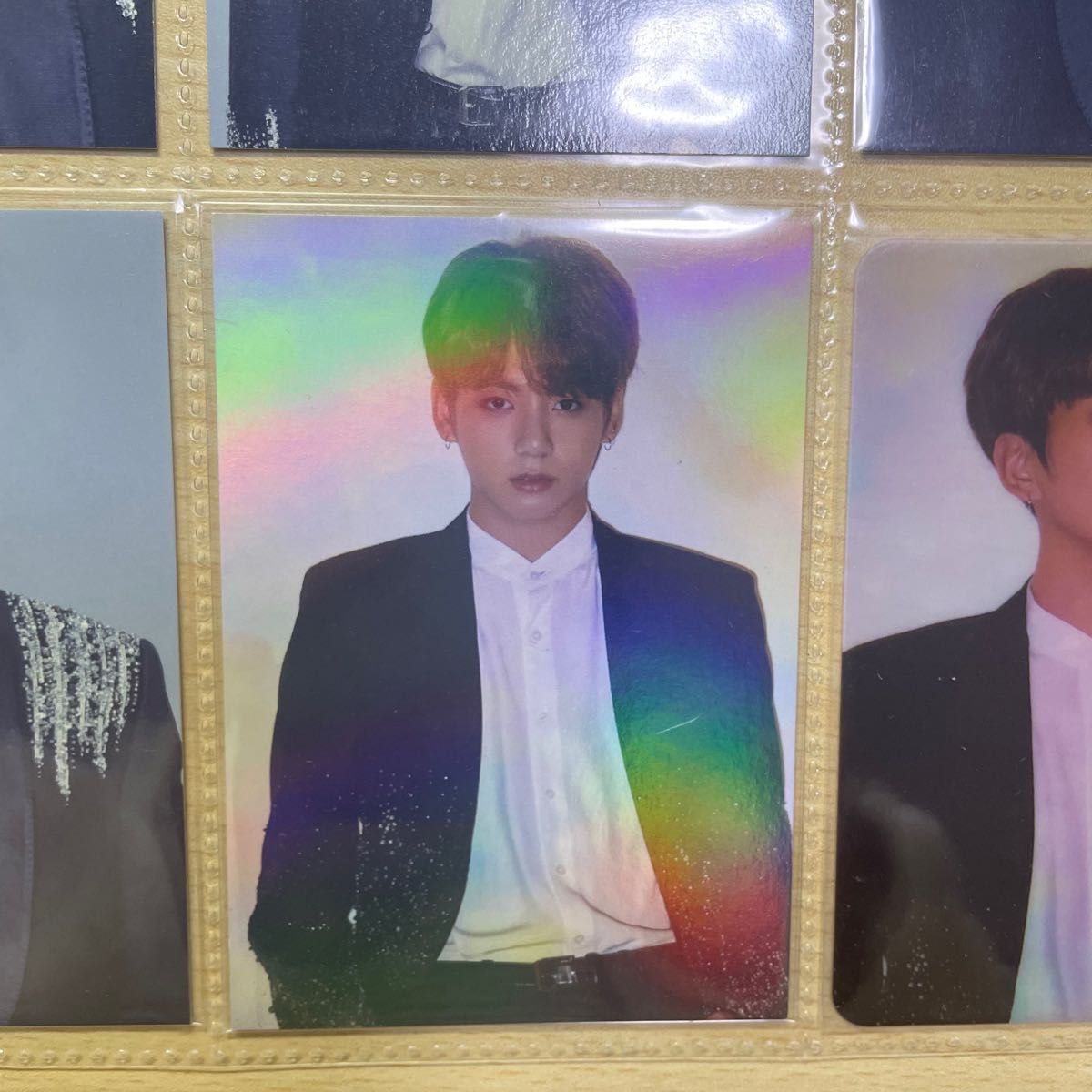 本物の bts WINGS Final ホログラムトレカ ミニフォト JUNGKOOK