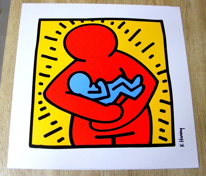 キースヘリング KEITH HARING 1986 ポスター 限定特典 www