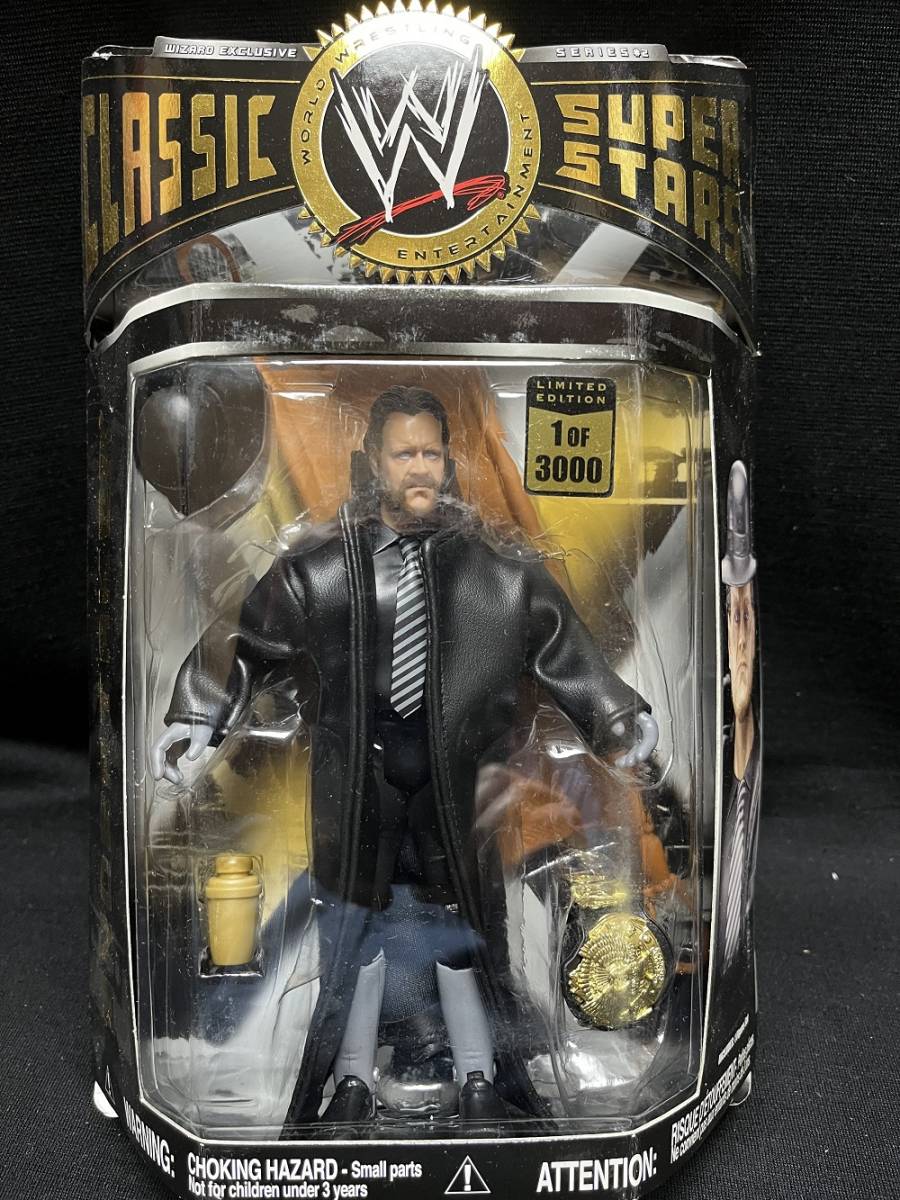 JAKKS：WWE Classic Superstars Exclusive アンダーテイカー w/ロングコート＆ベルト （3000アイテム限定、未開封品）