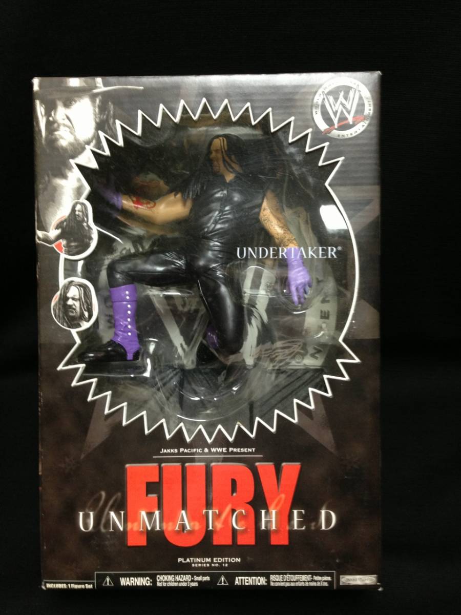 JAKKS：WWE UNMATCHED FURY SERIES 12 アンダーテイカー（未開封品）