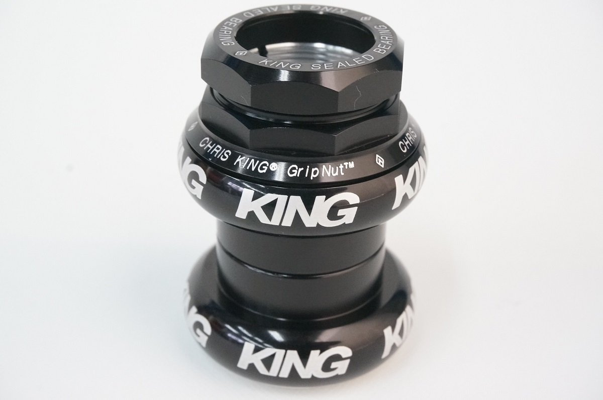 CHRIS KING GRIPNUT クリスキング グリップナット 1インチ イタリアン ITA/ENG スレッド ネジ切 ブラック スペーサー不可 新品 BEB1 0904_画像2