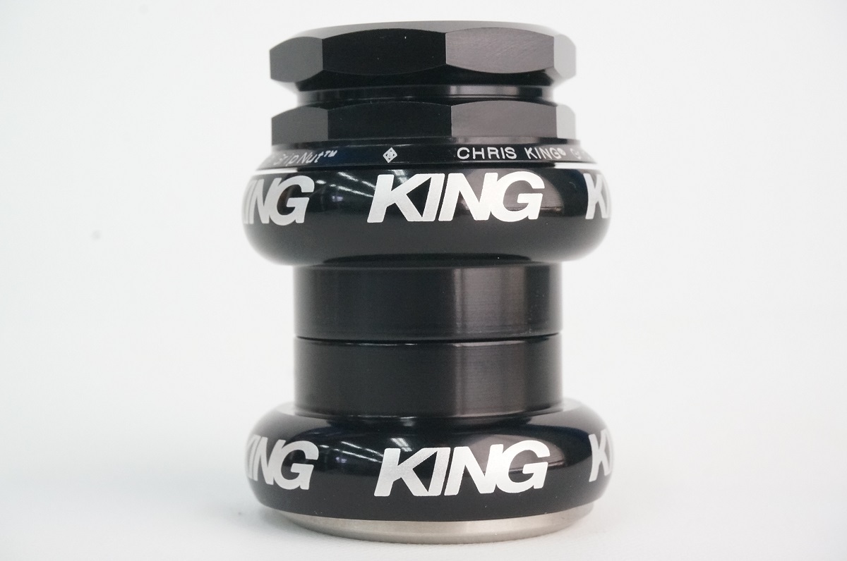 CHRIS KING GRIPNUT クリスキング グリップナット 1-1/8インチ オーバーサイズ スレッド ネジ切 ブラック スペーサー不可 新品 BFB1 1224_画像1