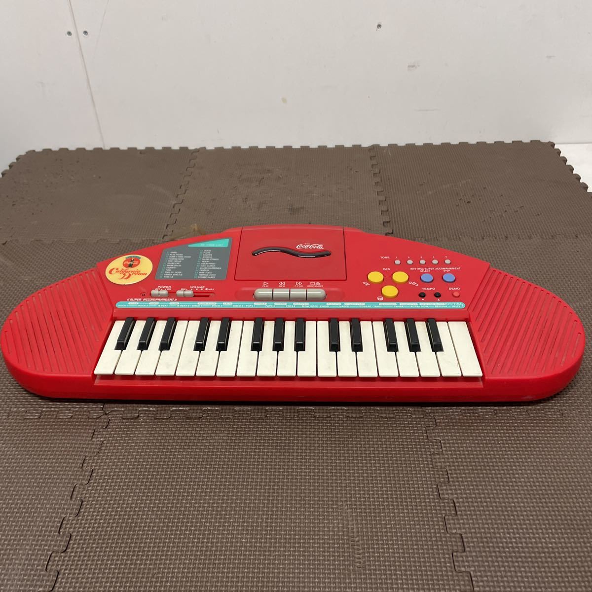 Casio TA-10☆コカコーラ景品☆日本限定☆カセットプレーヤー付き☆ Yahoo!オークション - CASIO コカ・コーラ ミニキーボード TA-10