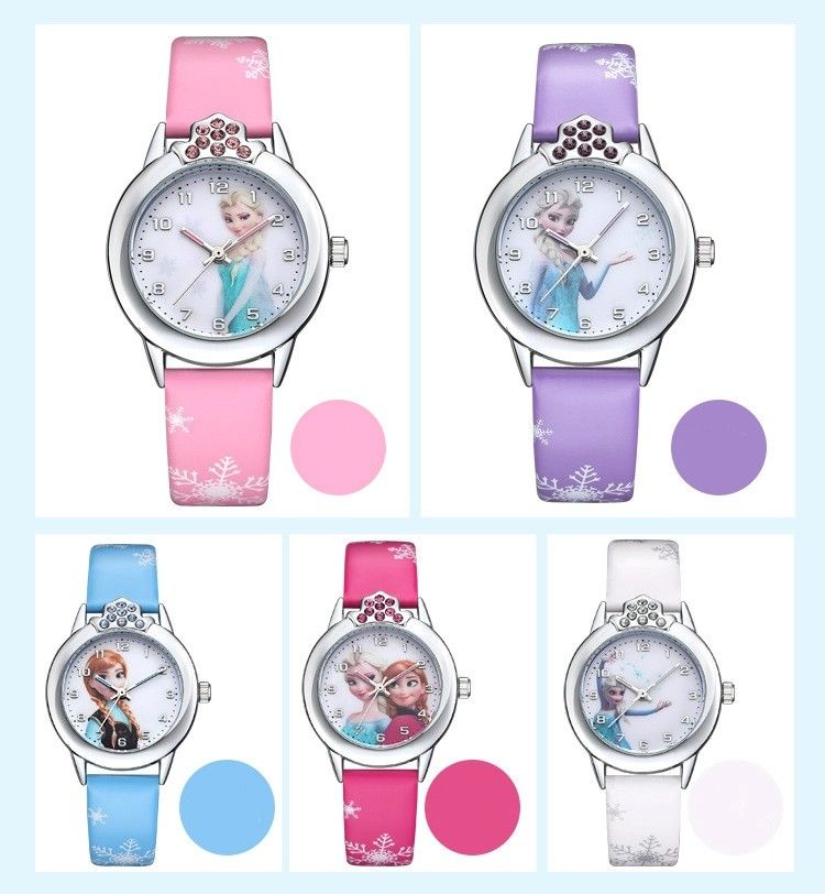 キッズ腕時計  アナと雪の女王 ピンク