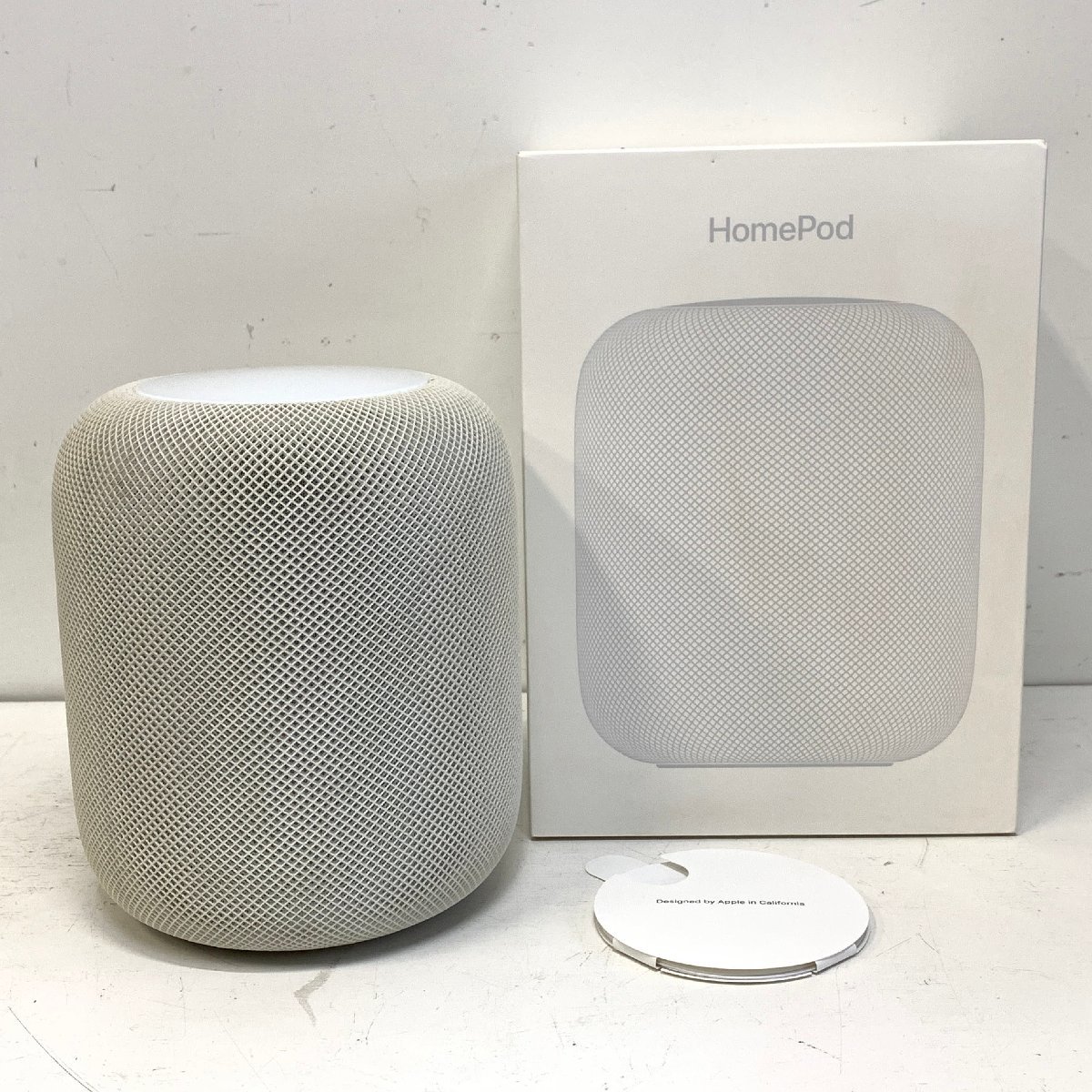 Apple HomePod MQHV2J/A＜ み＞元箱付き アップル スマートスピーカー 