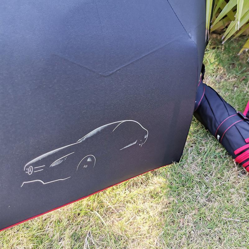 【AMG Mercedes】折り畳み ワンタッチジャンプ傘 黒 （検：メルセデス ベンツ AMG BENZ）の画像8