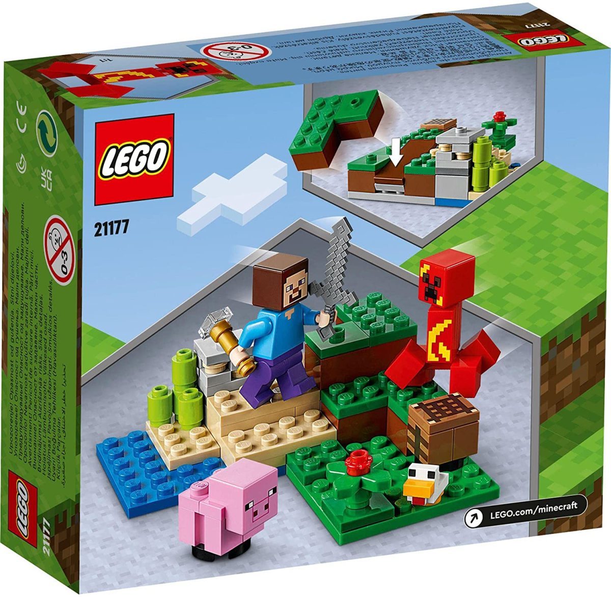 レゴ LEGO マインクラフト クリーパーとの対決 21177 知育玩具 おもちゃ ブロック 新品 未開封_画像1