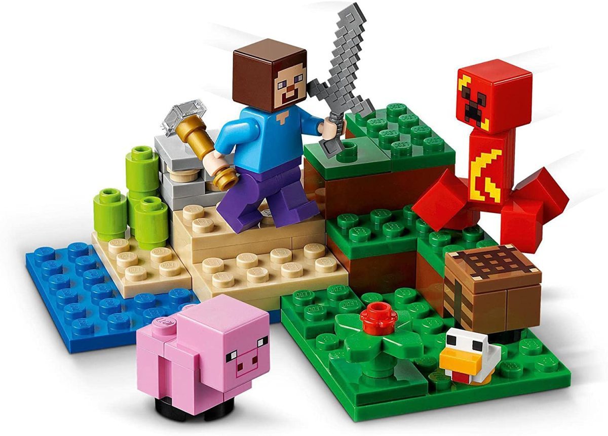 レゴ LEGO マインクラフト クリーパーとの対決 21177 知育玩具 おもちゃ ブロック 新品 未開封_画像4