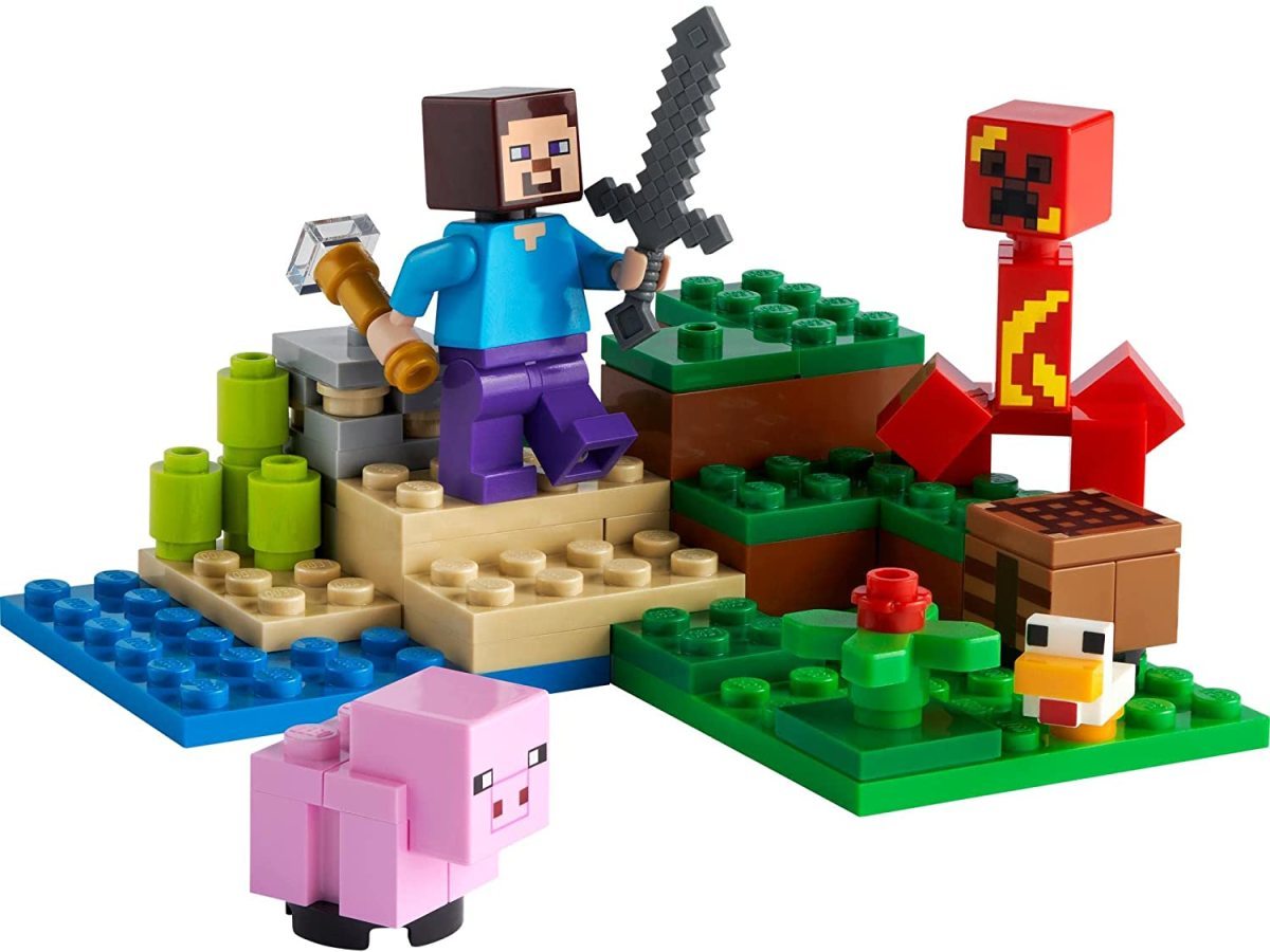 レゴ LEGO マインクラフト クリーパーとの対決 21177 知育玩具 おもちゃ ブロック 新品 未開封_画像3