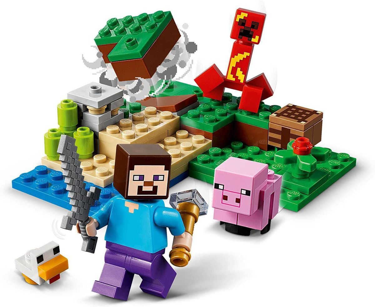 レゴ LEGO マインクラフト クリーパーとの対決 21177 知育玩具 おもちゃ ブロック 新品 未開封_画像8
