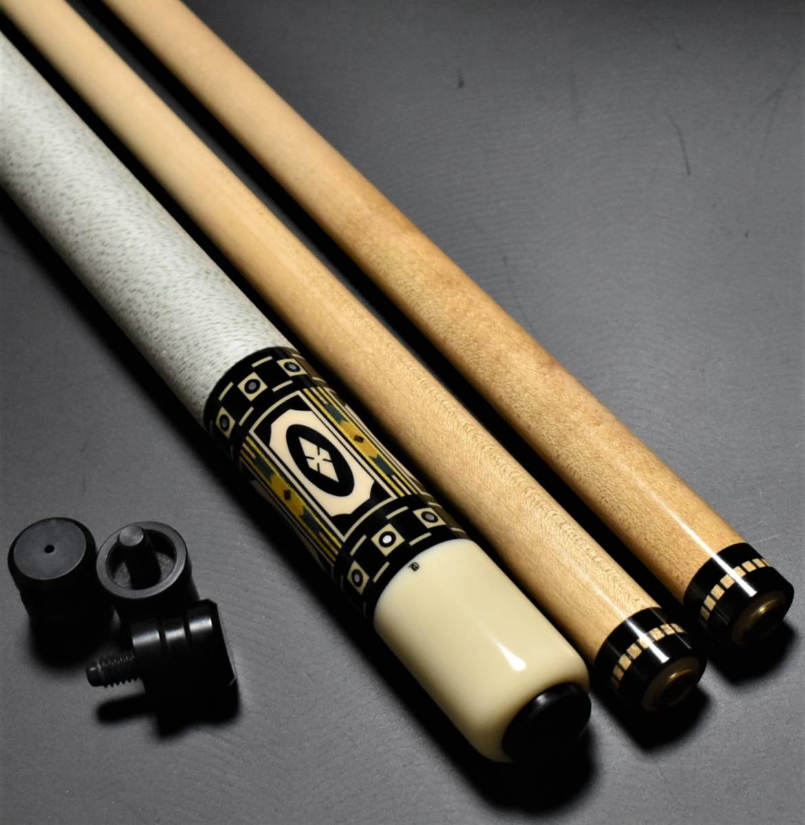 Yahoo!オークション - ◇ Tad Custom Cues（タッド）8剣 18山 