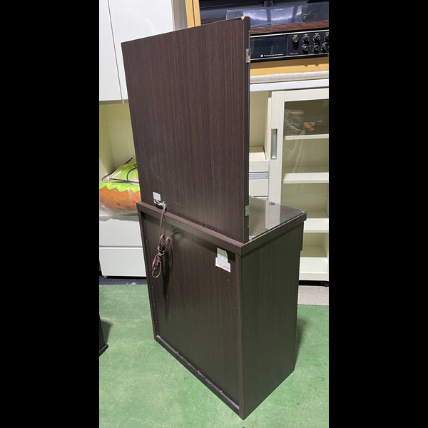  Sapporo limitation delivery /. receipt possible * furniture *nitoli* one surface mirror dresser / chair attaching * Anne ju/ANGE DBR( dark brown )*W59 D35.5 H133.5