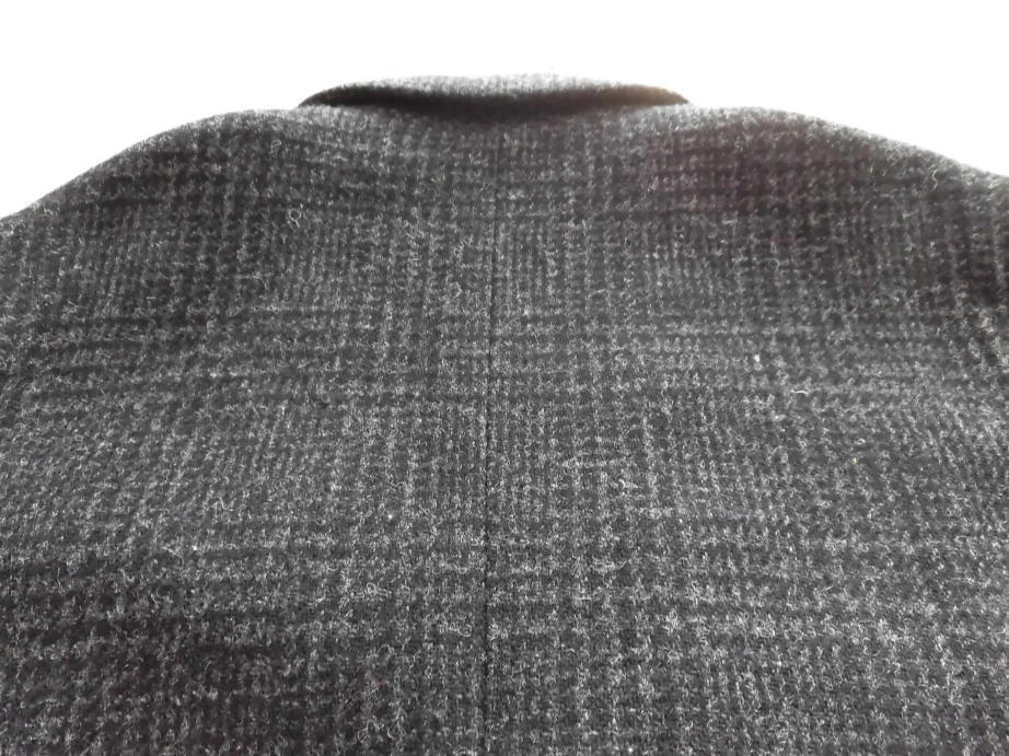 URBAN RESERCH ROSSO ハリスツイード HarrisTweed チェック柄 チェスターコート サイズL アーバンリサーチ ロッソ コラボ メンズ アウター_画像7