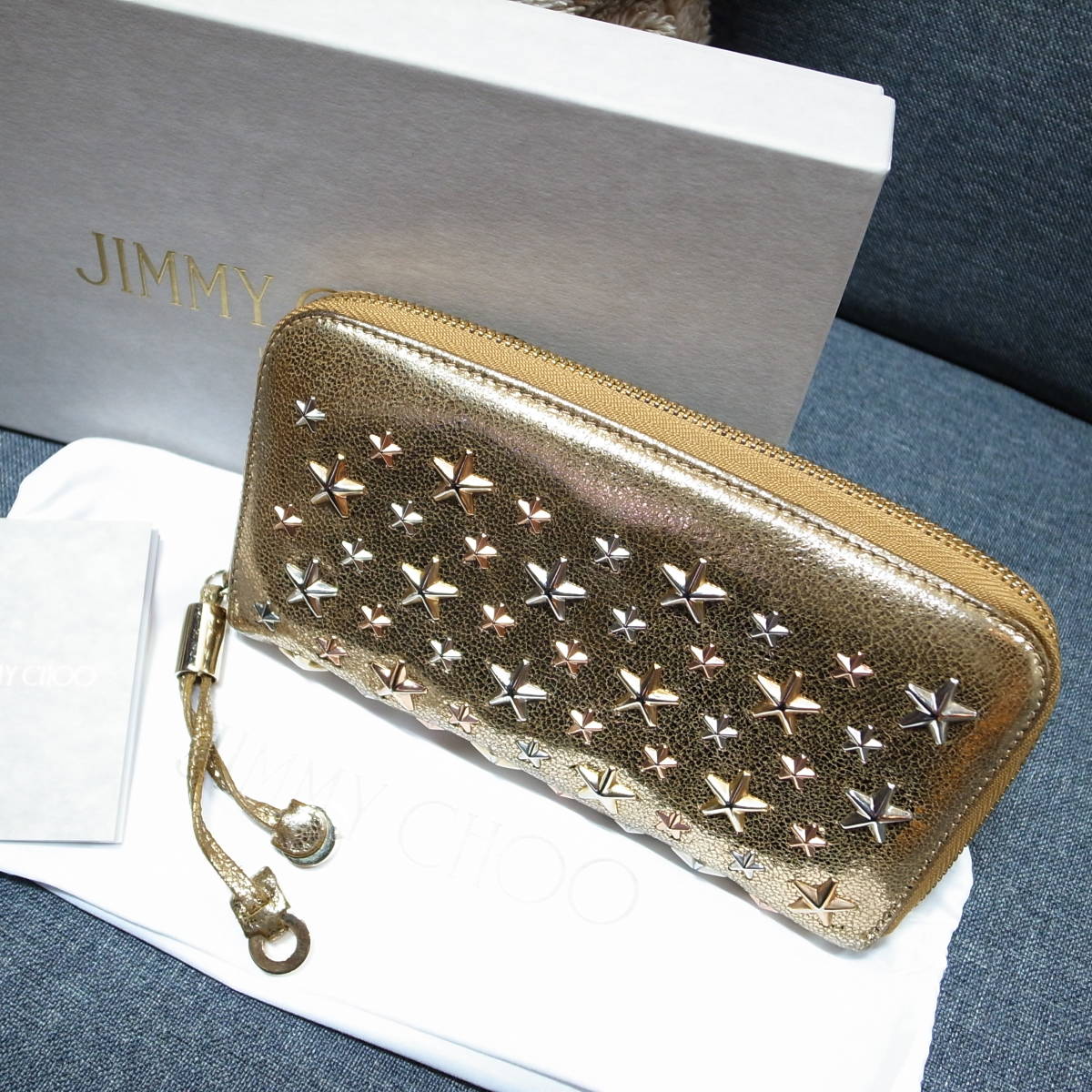 【人気No.1】 正規品☆ジミーチュウ 長財布 フィリッパ 星スタッズ バッグ 財布 小物 その他 【人気No.1】 正規品☆ジミーチュウ 長財布 フィリッパ 星スタッズ バッグ 財布 小物 その他