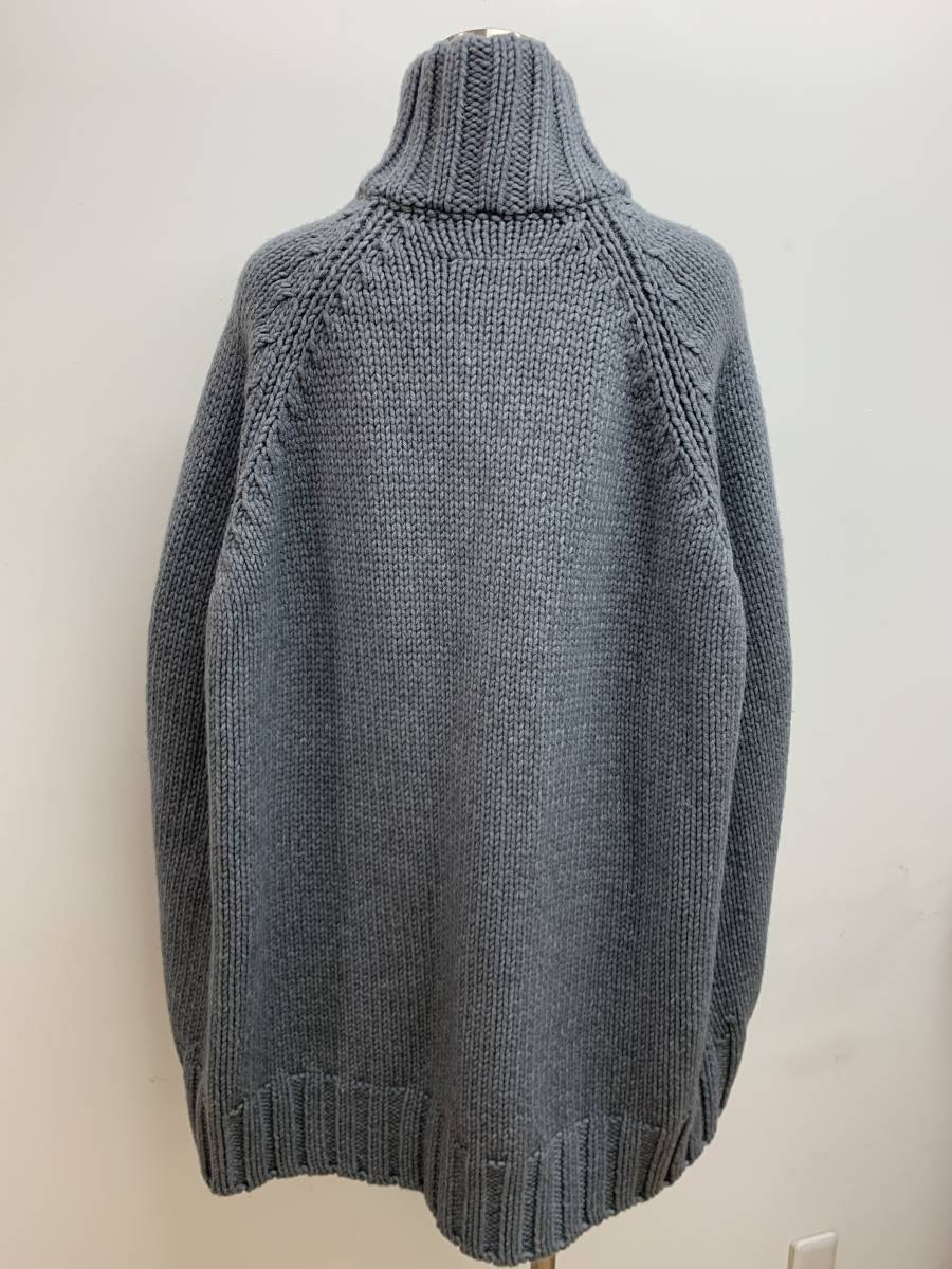 242 MM6 Maison Margiela エムエムシックス メゾンマルジェラ ケープニット ポンチョ イタリア製 【M】グレー