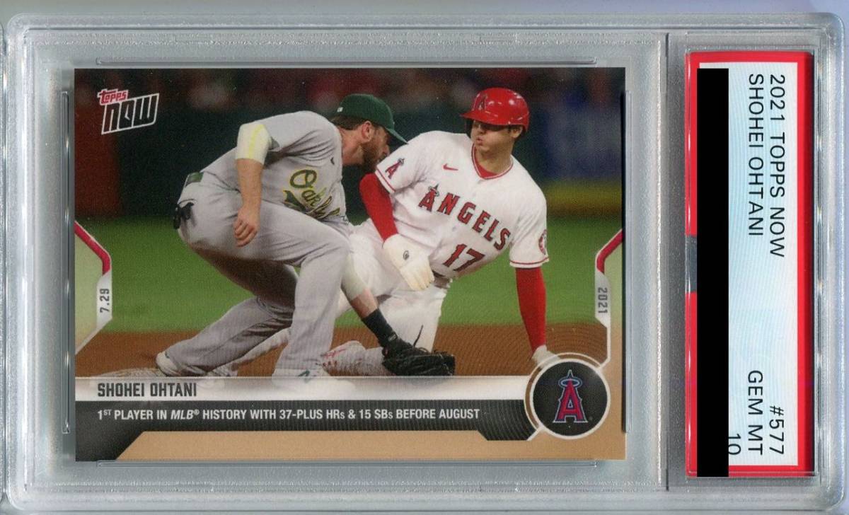 海外限定】 Ohtani Shohei 577 MLB Now Topps 2021 大谷翔平 MINT GEM