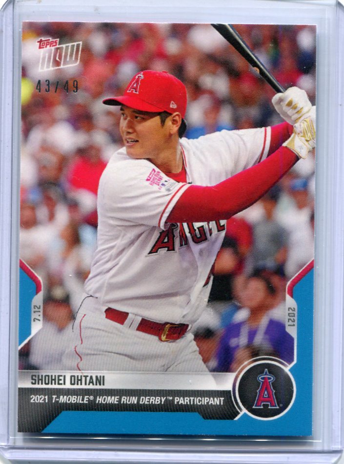 大谷翔平 2021年 ボウマン サファイア パープル 25枚限定 PSA9-