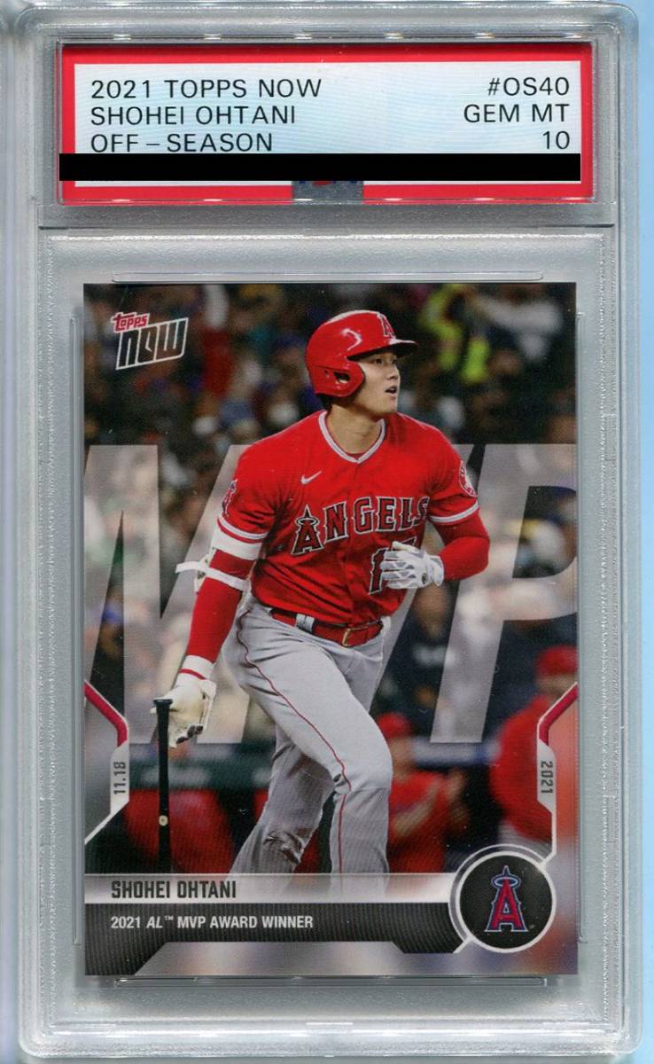 爆買い！】 大谷翔平 Ohtani Shohei OS-40 MLB Now Topps 2021 PSA