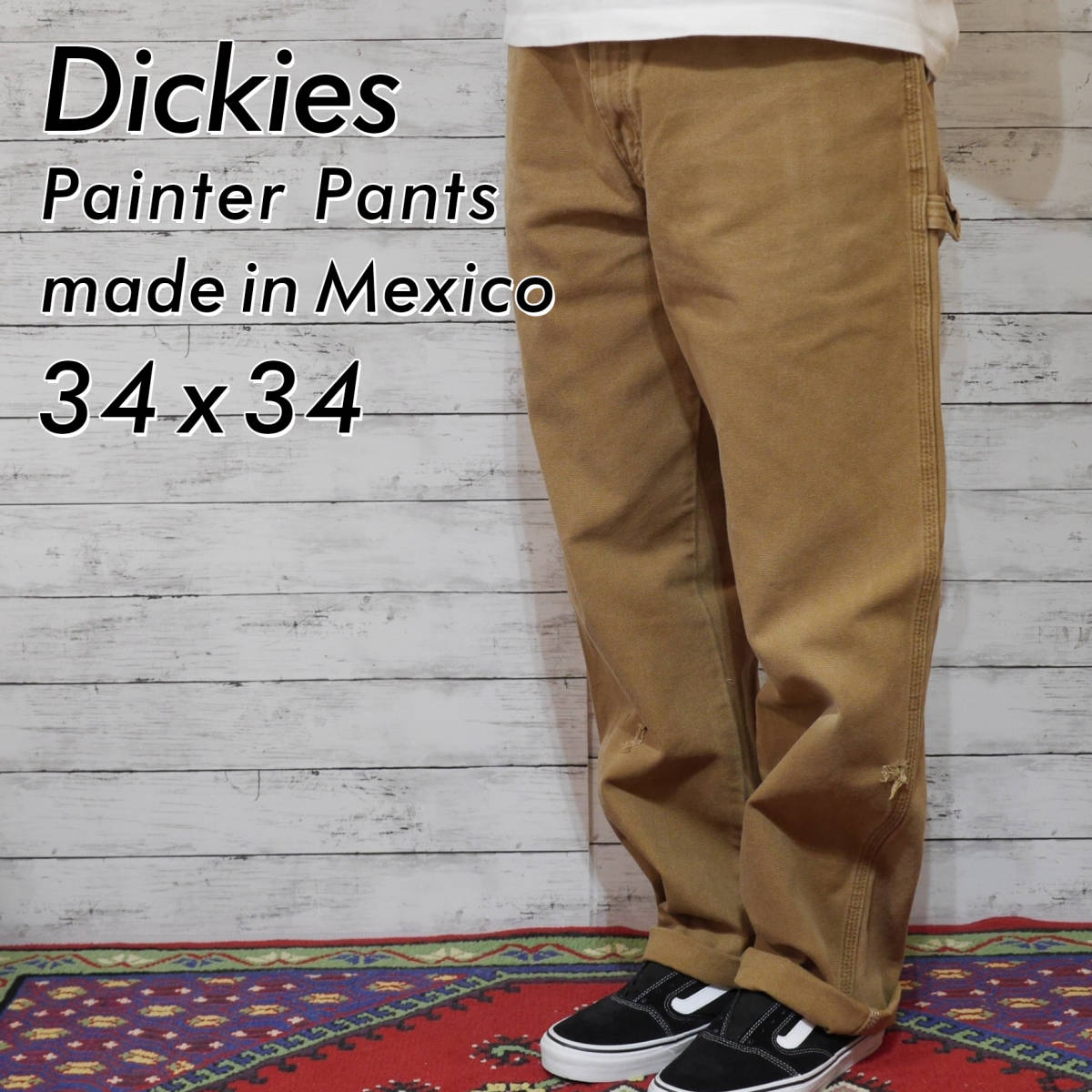 日本産】 USA古着 Dickies ショートパンツ ペインター カーゴ 超ビックサイズ