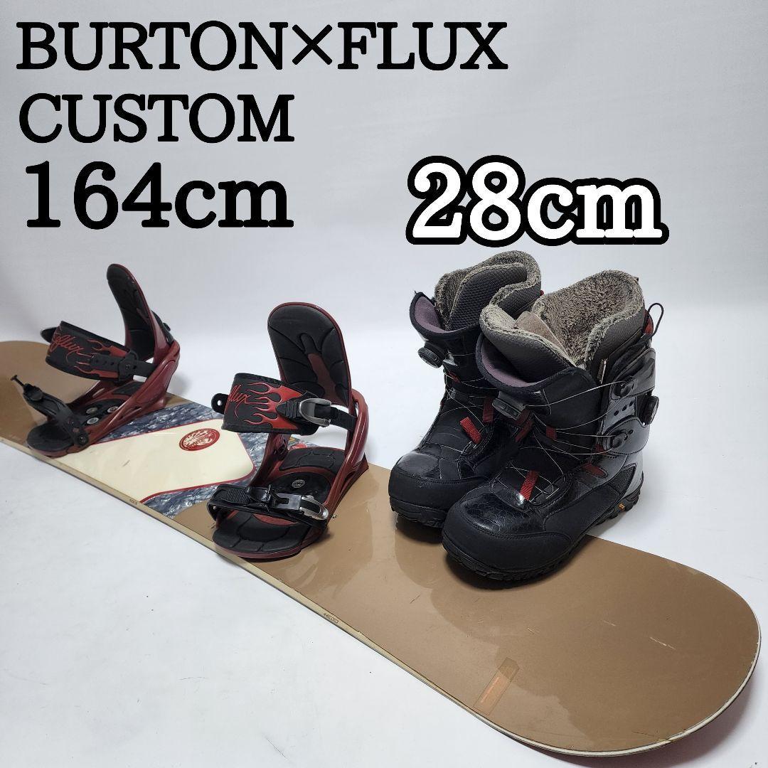 BURTON スノーボードセット 希少な大きいサイズ FLUX 初心者