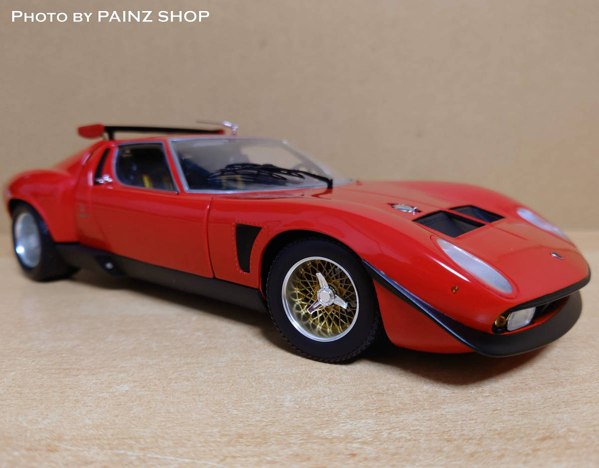 1/18 ランボルギーニ イオタ SVR レッド 京商オリジナル ミウラSVR