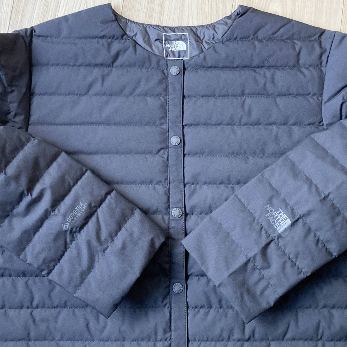 M 黒 ノースフェイス ウィンドストッパーゼファーシェルコート THE NORTH FACE WS Zepher Shell Coat K/ブラック M NDW92263 ダウン_画像5