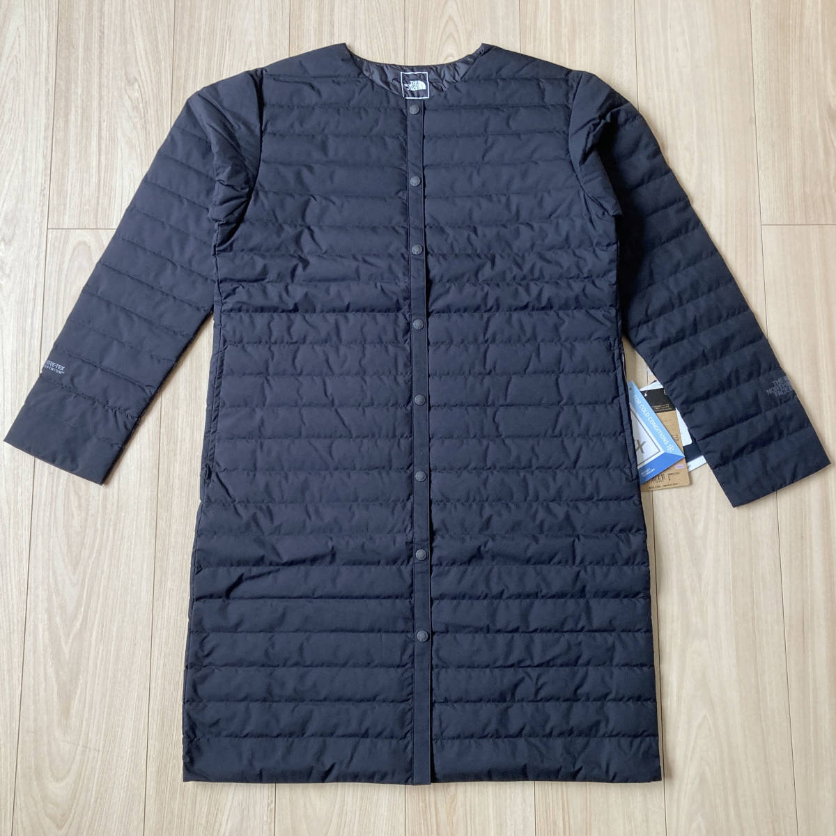 L 黒 ノースフェイス ウィンドストッパーゼファーシェルコート THE NORTH FACE WS Zepher Shell Coat K/ブラック L NDW92263 ダウン