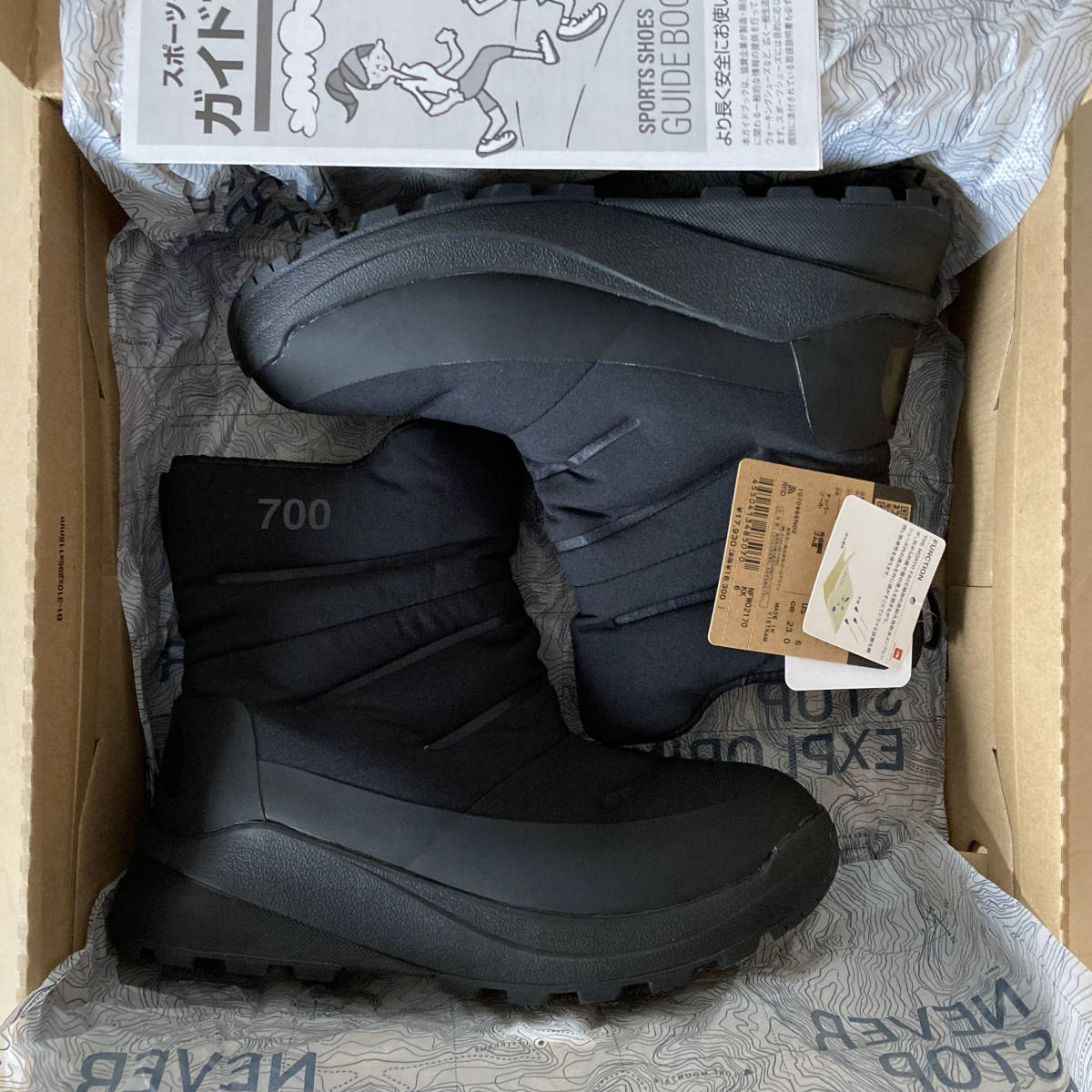 23cm 黒 ヌプシ ダウン ブーティ II THE NORTH FACE W Nuptse Down Bootie Ⅱ WP KK/TNFブラック US6/23cm NFW02170_画像9