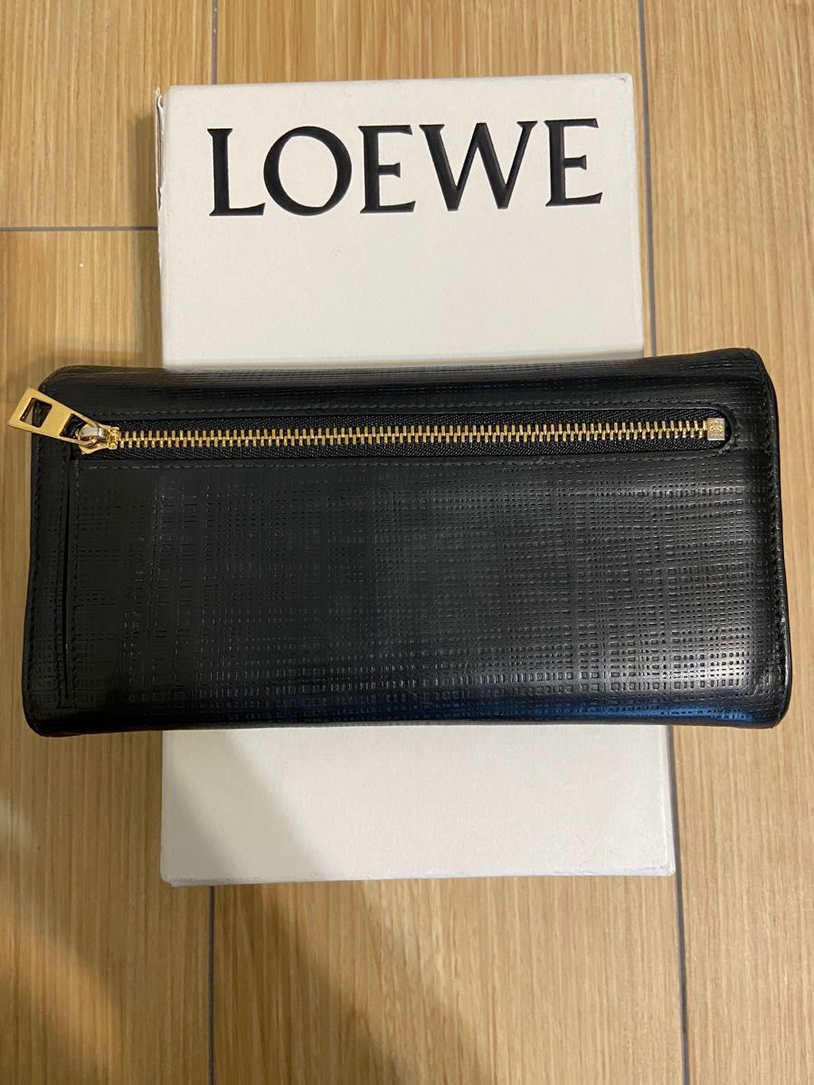 LOEWE ロエベ　長財布　財布　ブラック　レザー